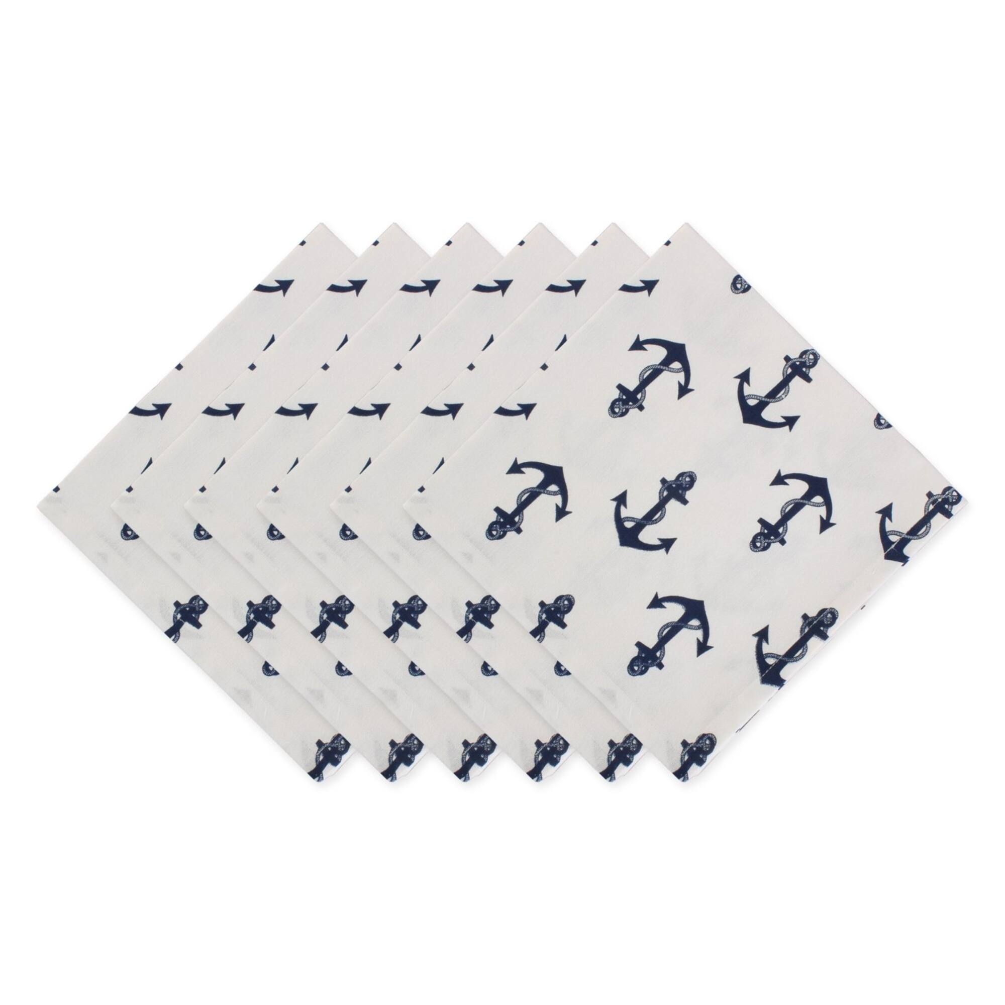 DII® Anchors Away Maritime Spread Napkins, 6ct.